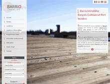 Tablet Screenshot of barrioimmobilier.com